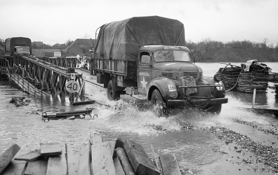 Crossing a Bailey Bridge