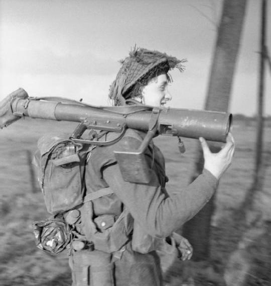 A PIAT Gunner