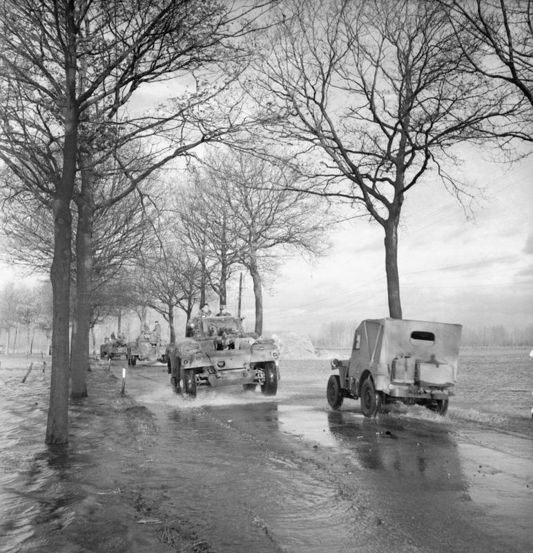 A Flooded Road in Holland