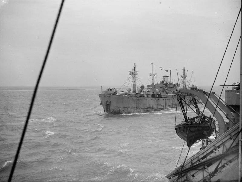 First Allied Convoy Enters Antwerp