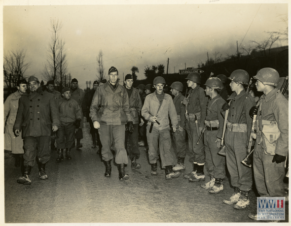 Gen Clark with Brazilian Troops