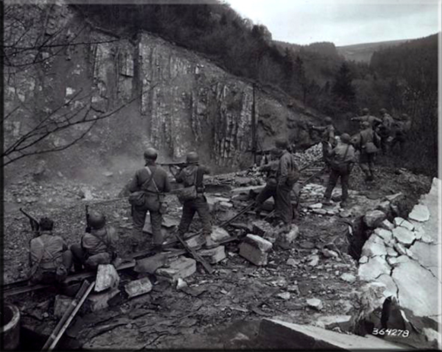 36th AIB Troops near Zweifall