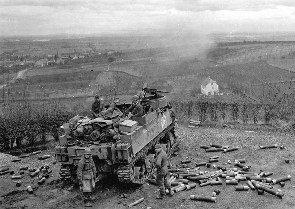 Self-propelled Howitzer M7 Priest