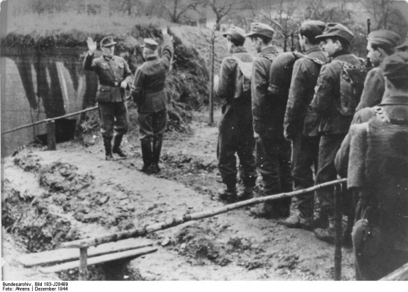 <i>Volkssturm</i> Members Arrive in Moselle