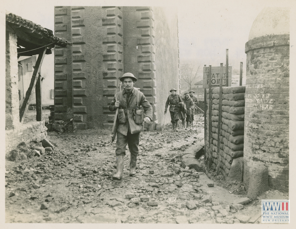 Members of the Coldstream Guards after Battle for Monte Sole