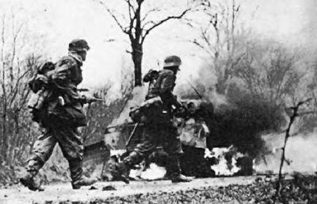 Germans from <i>Kampfgruppe Hansen</i>