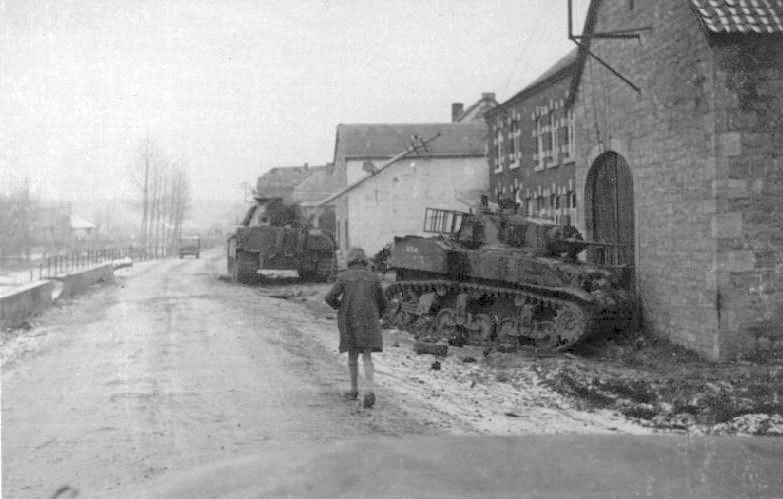 Panther tank knocked out