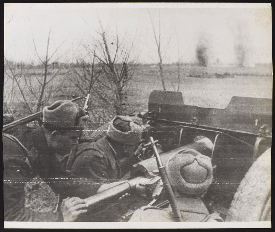 Soviet Artillery near Budapest