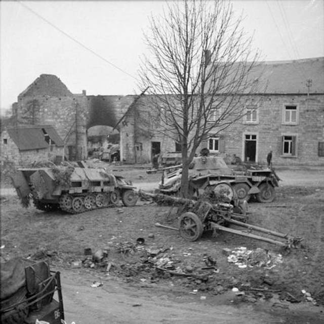 Abandoned German equipment - Celles, December 1944