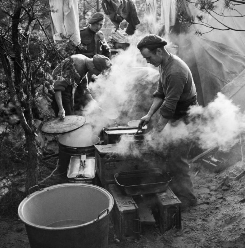 Cooks Preparing Christmas Dinner