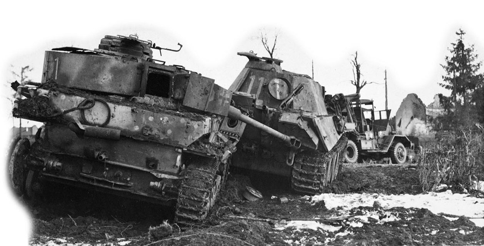 Abandoned German Tanks