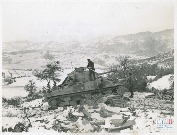 South African Tankmen in Italy