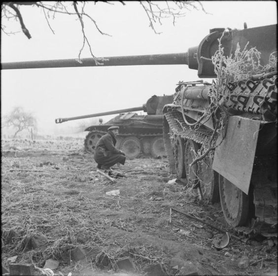 Inspecting German Panthers