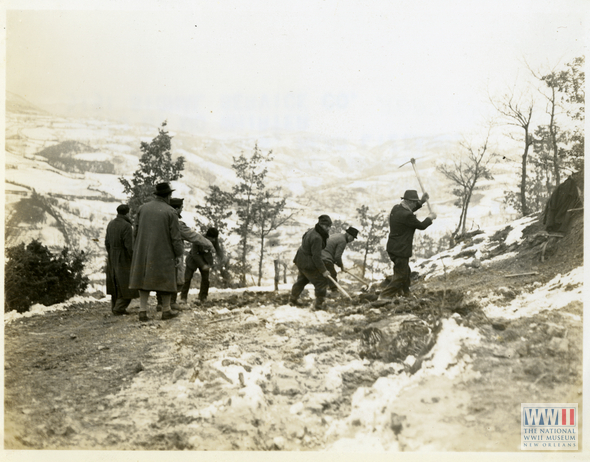 Road Repair near Lizzano, Italy