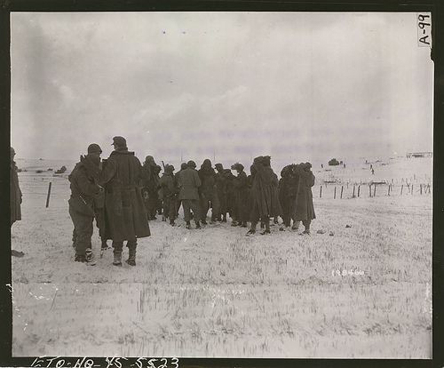 Germans Surrendering near Bastogne