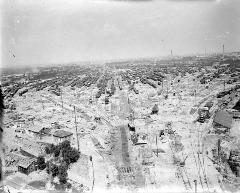 Bomb Damage to the Nuremberg Rail Yards