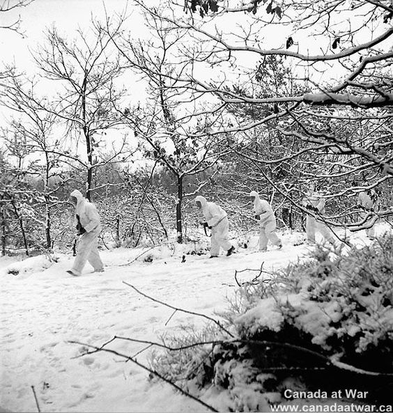 Canadian Soldiers near Nijmegen