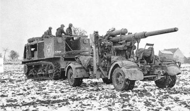 Captured German 88-mm Anti-aircraft Gun