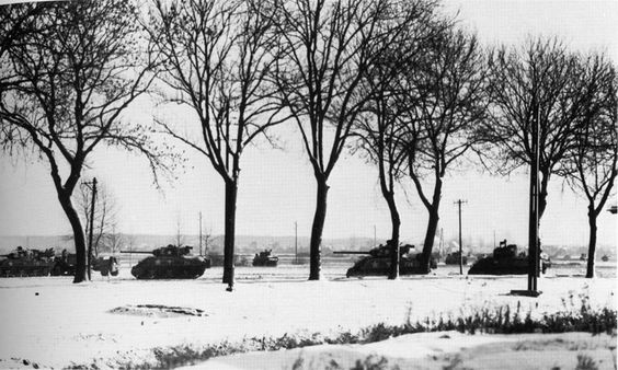 Sherman Tanks of the 12th Armored Division