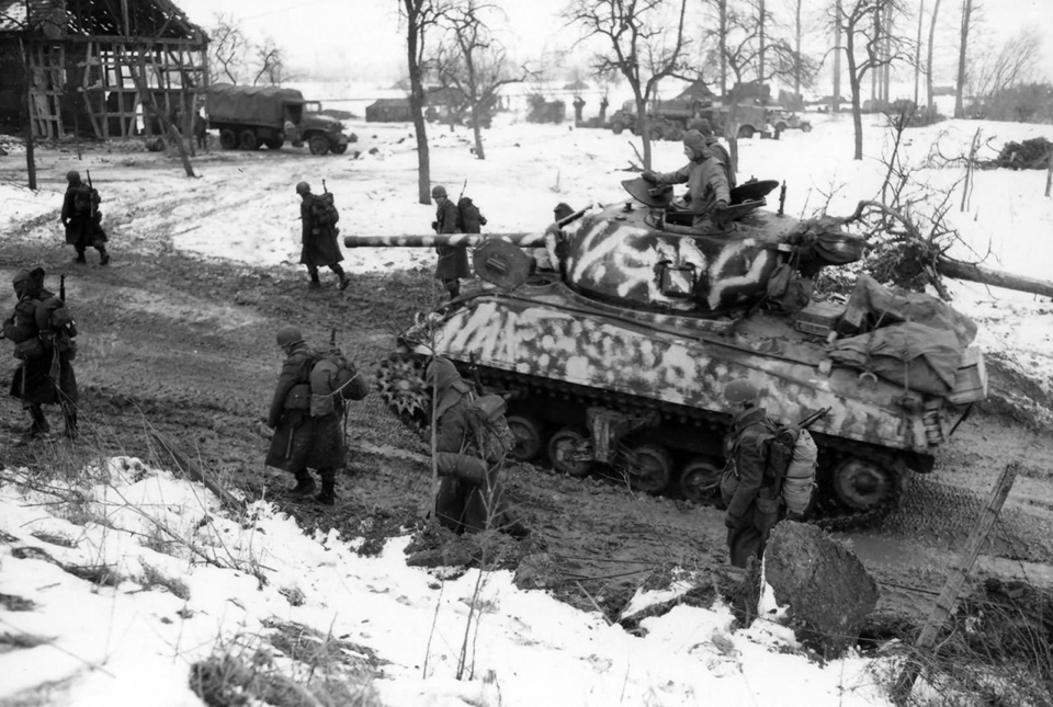 US Soldiers near Riedwihr, France