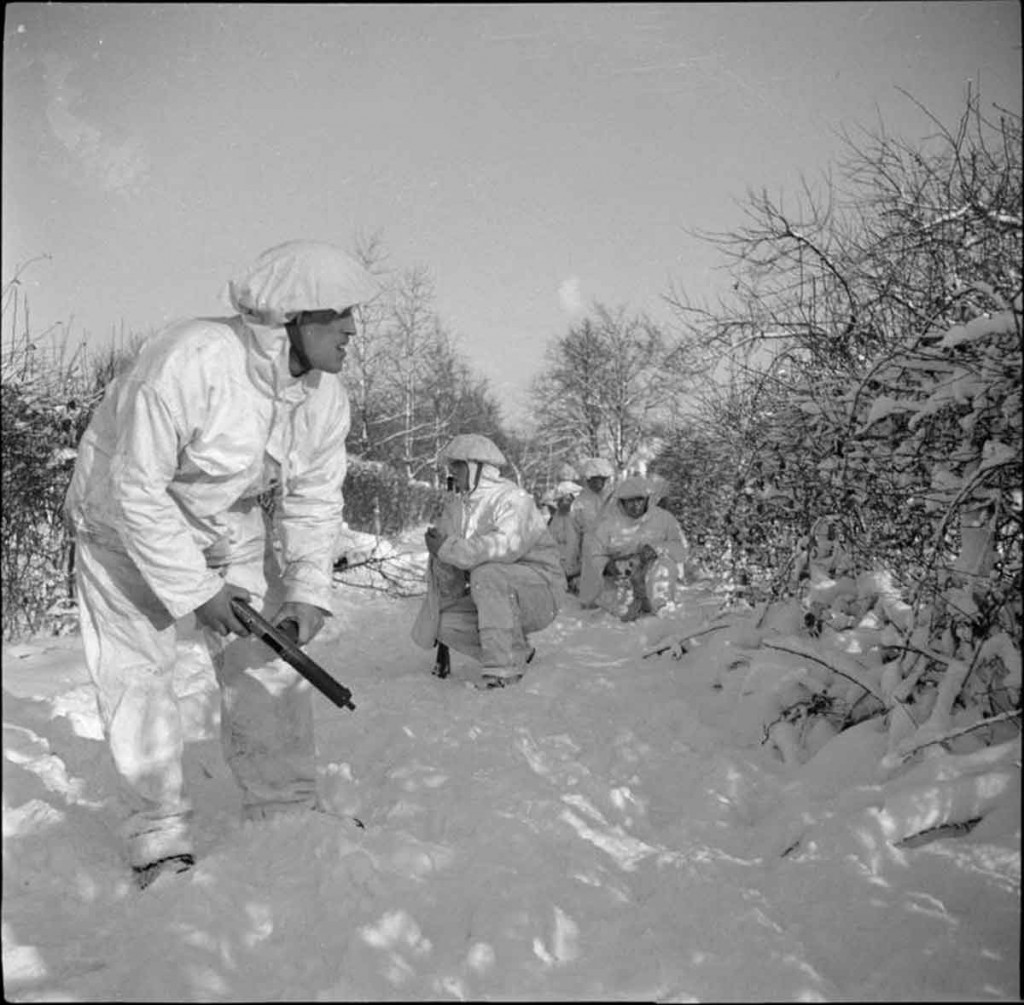 On Patrol in Winter Camouflage