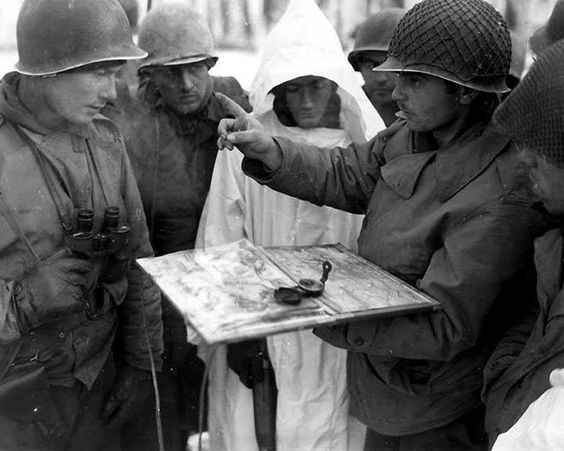 Platoon Briefing in Luxembourg