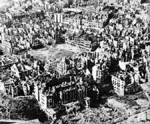 Germans Leave the Destroyed City of Warsaw