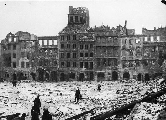 Scene from Devastated Warsaw