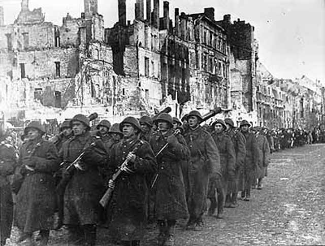 Marching Through Warsaw