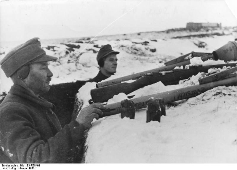 German Volkssturm troops at Knigsberg