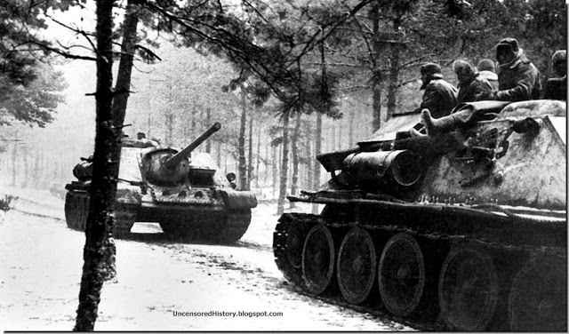 Soviet Tanks Move into Prussia