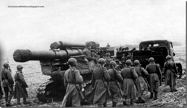 Soviet 280-mm Br-5 Heavy Gun