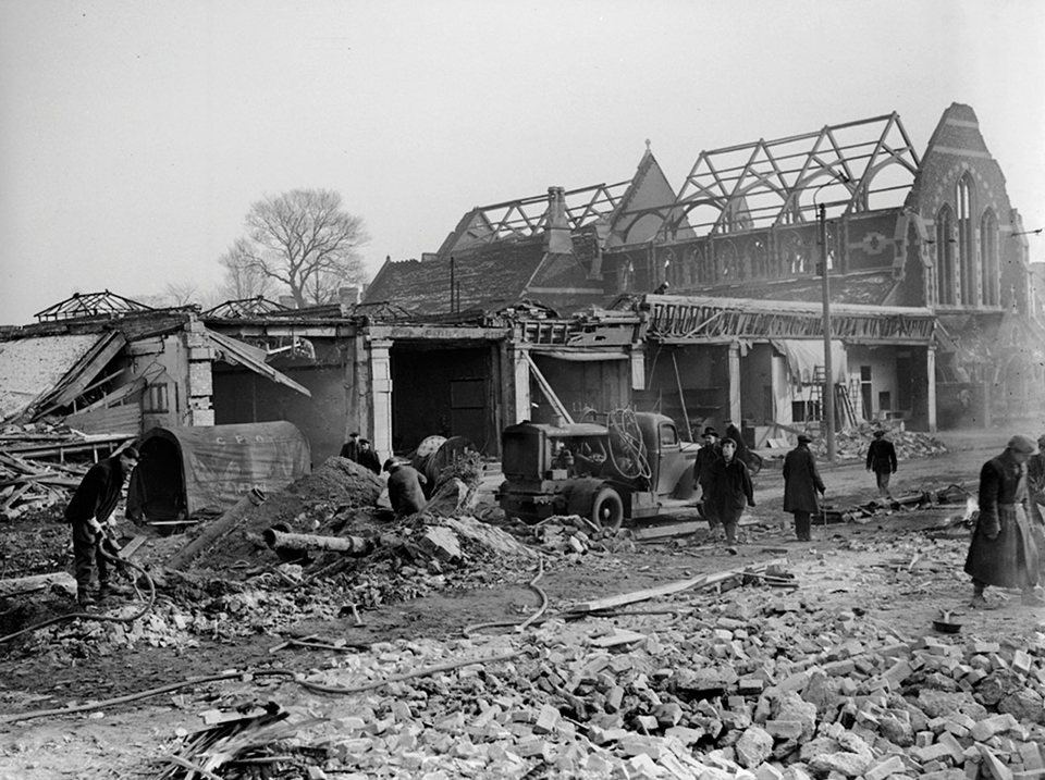 V-2 Damage in Battersea