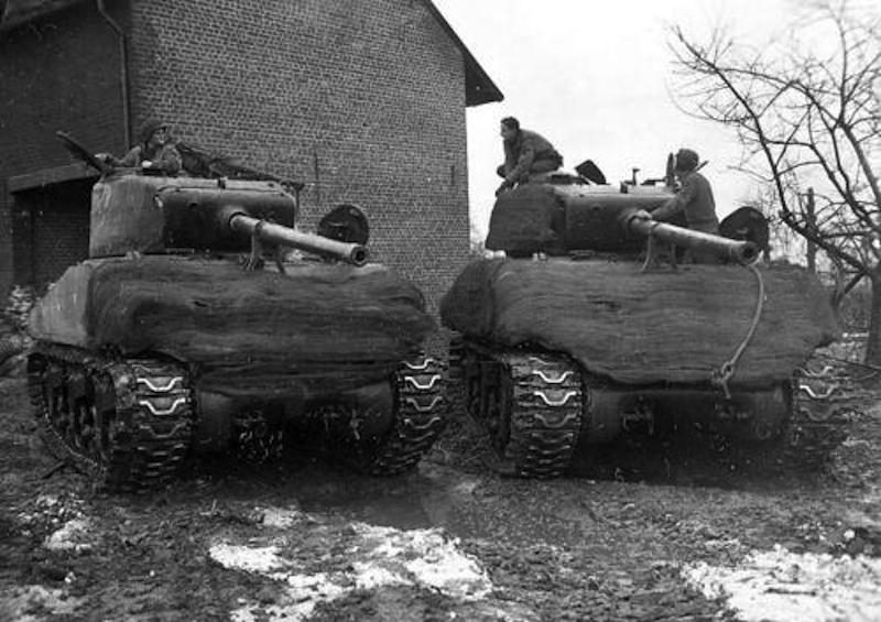 Sherman Tanks in Schleiden