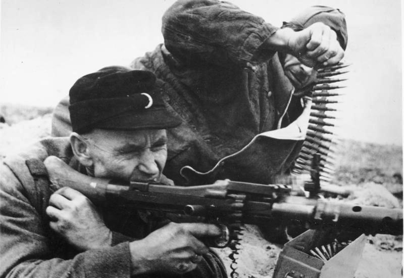 MG 34 Machine Gun Against the Soviets