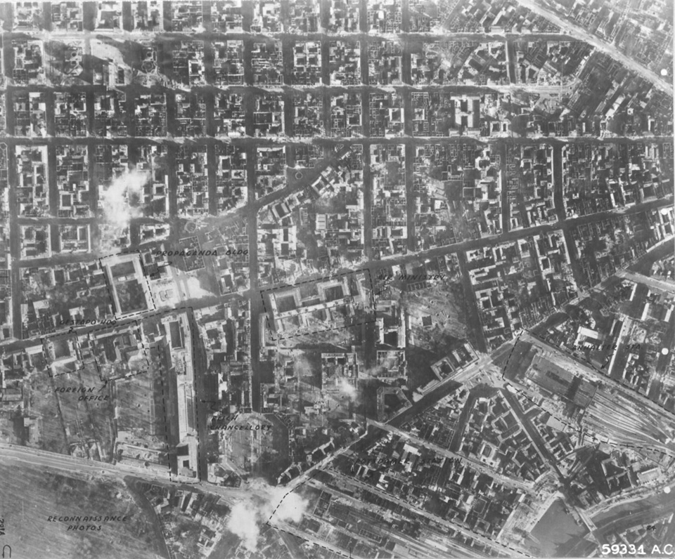 Air Photo of Berlin Damage