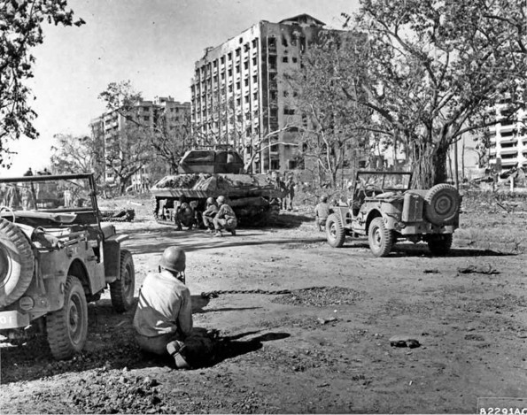 1st Cavalry in Manila