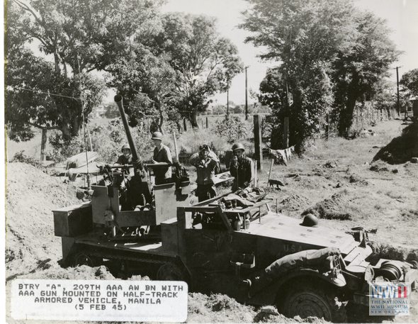 Anti-aircraft Gun in Manila