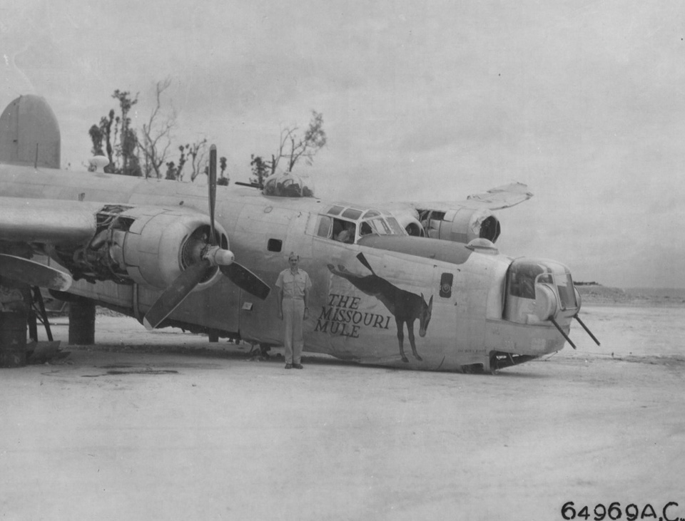 B-24 in a Crash Landing