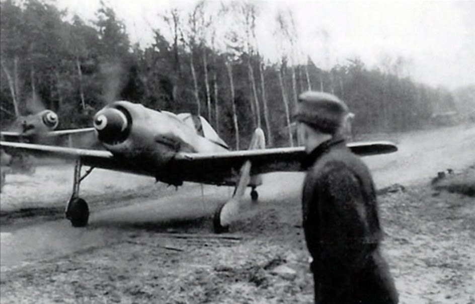 German Fighters Taking Off