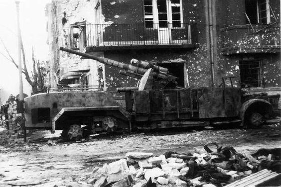 German Artillery in Budapest