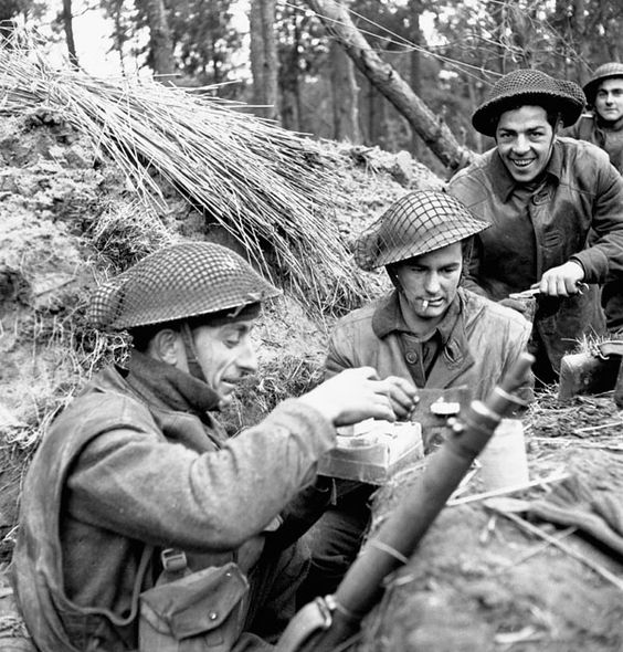 Soldiers near Nijmegen