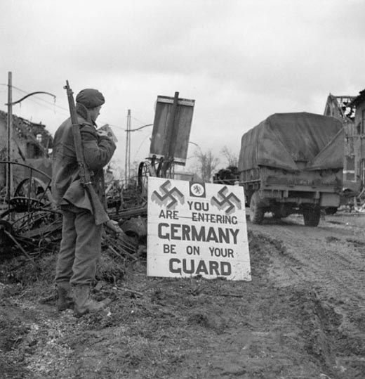 Sign Entering Germany