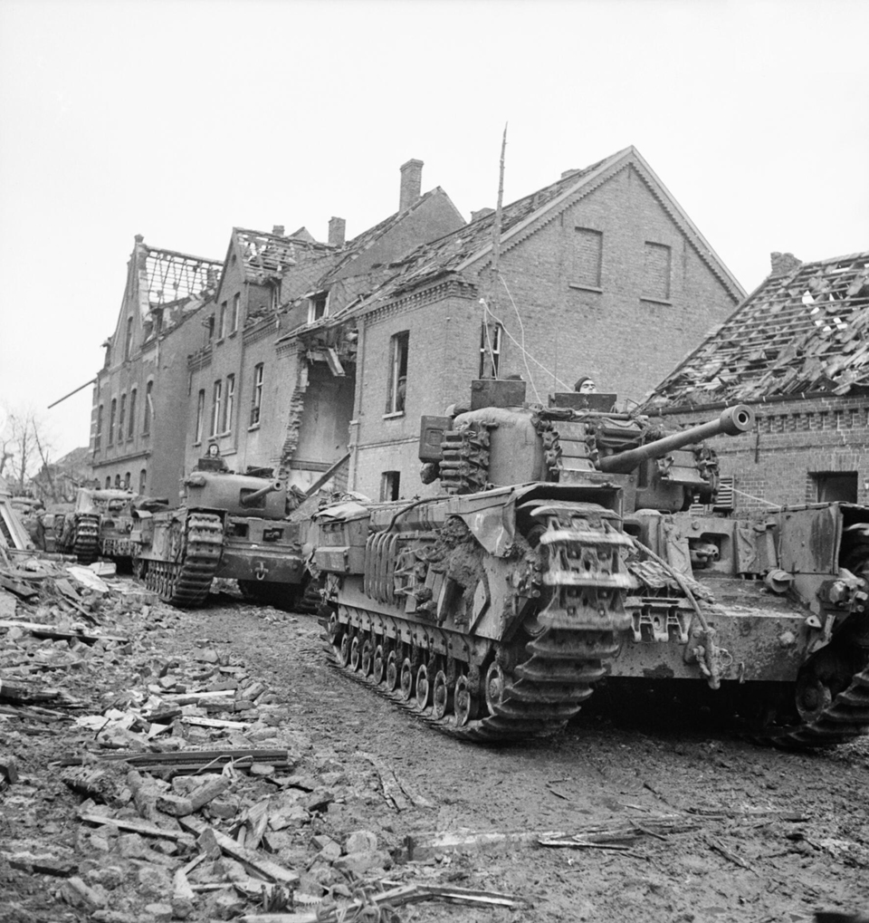 Churchill Tanks in Kleve, Germany