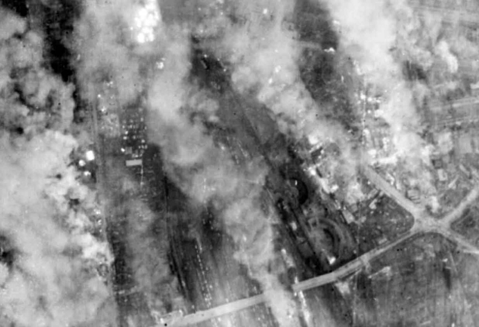 aerial taken over Dresden