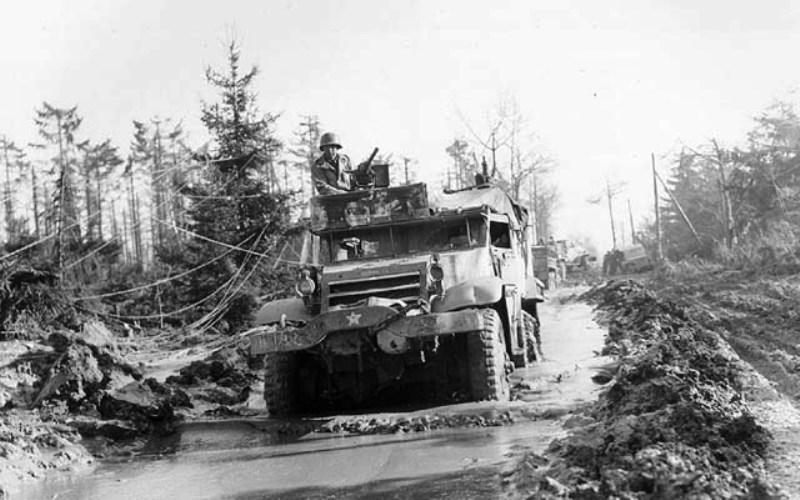 Half-track Moving in the Hurtgen Forest