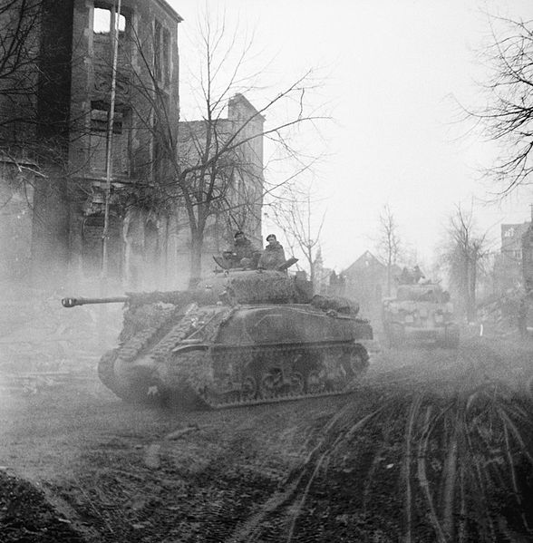 Tanks Moving Through Kleve