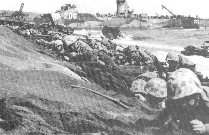 Marines Landing at Iwo Jima