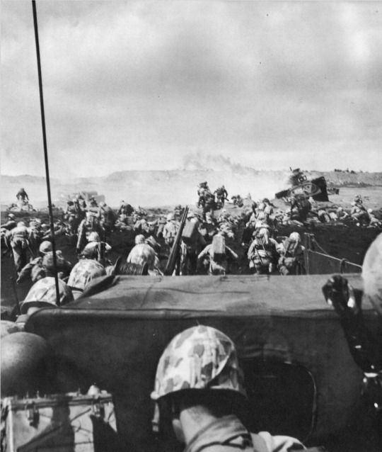 Iwo Jima landing beach