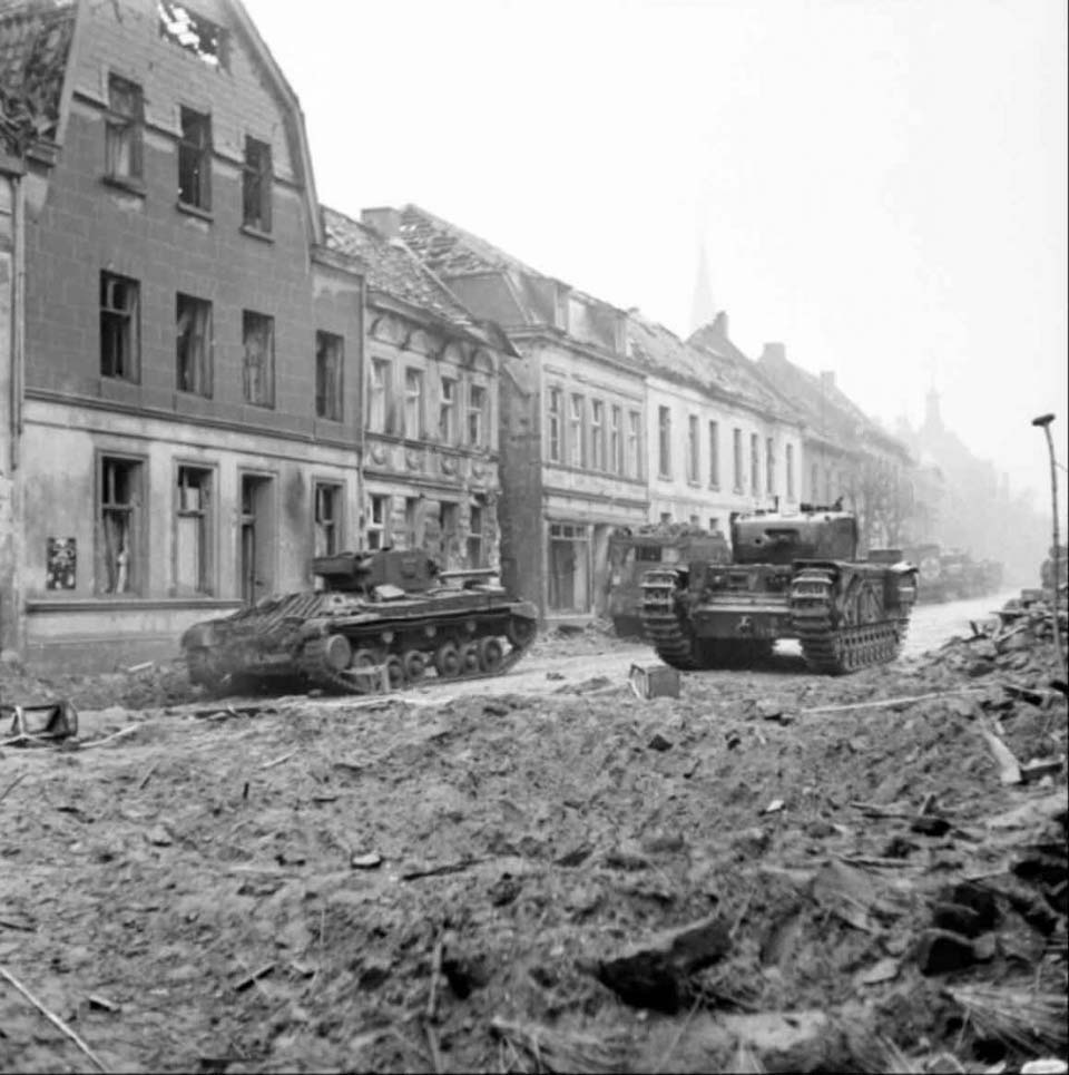 British Tanks in Goch